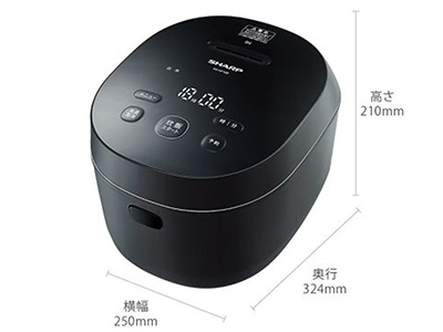 シャープ KS-HF10B-B IH炊飯器 5.5合炊き